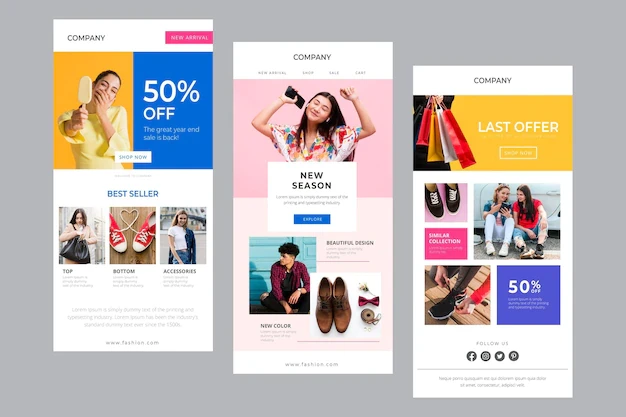 E-Commerce Mail Templates